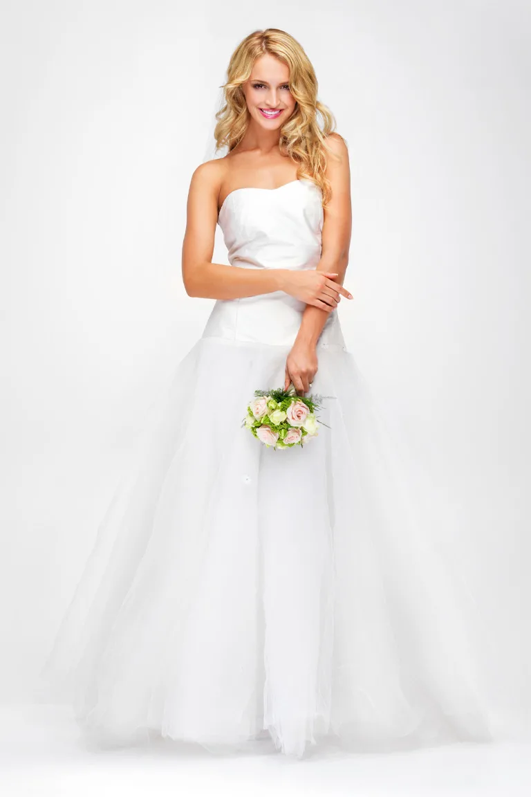 Helen Model Straplez Gelinlik